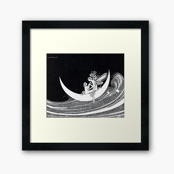 Item preview, Moon Boat on a Sea of Stars - Fairyland - Edmund Rentoul Outhwaite designed and sold by forgottenbeauty.