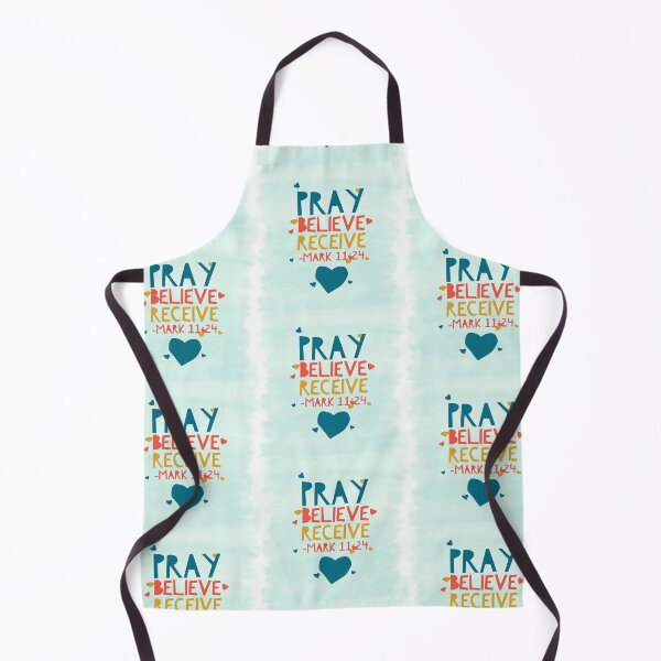 Item preview, Pray Believe Receive Bible Verse Scripture Mark 11:24 designed and sold by lowodesigns.