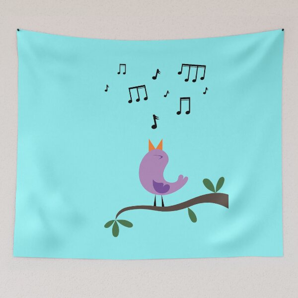 Item preview, Purple Song Bird designed and sold by TeesForNerds.