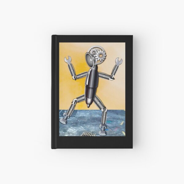 Emoji Robot Hardcover Journal