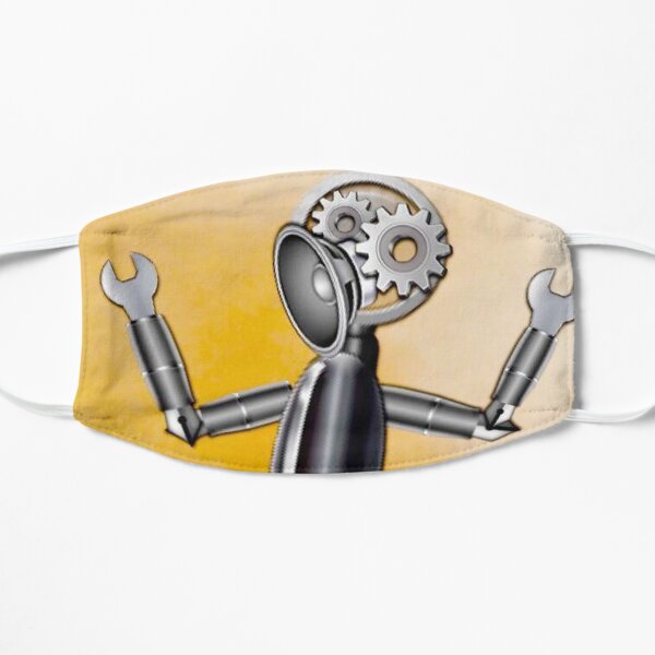 Emoji Robot Flat Mask