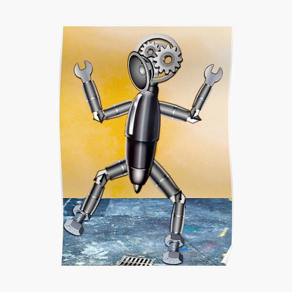 Emoji Robot Poster