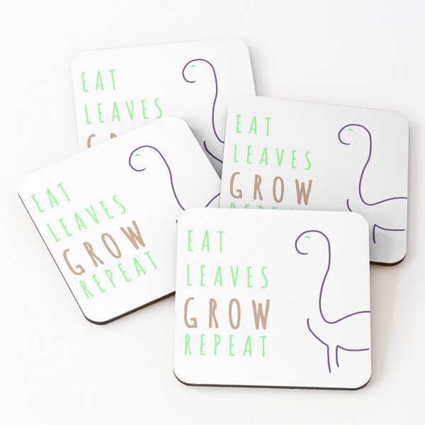 Item preview, Eat Leaves w Dino designed and sold by aligoldy.