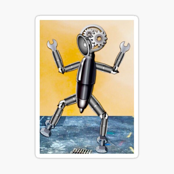 Emoji Robot Sticker