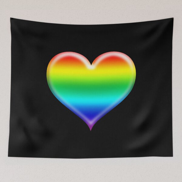Item preview, Rainbow Heart Emoji | Pop Art designed and sold by williamcuccio.