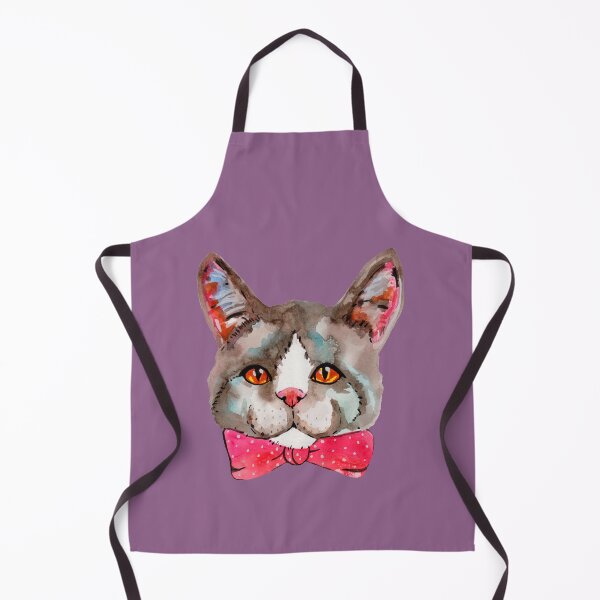 Item preview, Watercolor cute fluffy kitty cat designed and sold by susserain.