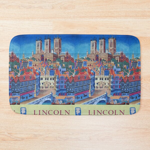 Item preview, Railway Poster Lincoln designed and sold by stickart-marek.