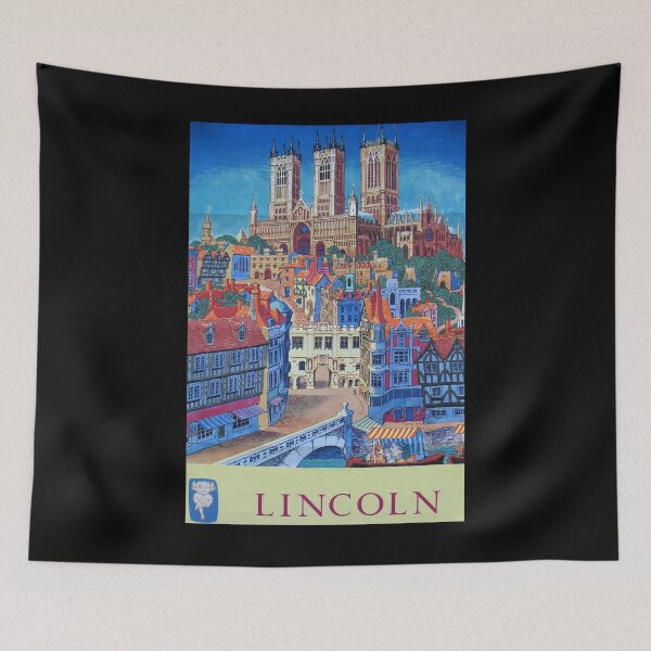 Item preview, Railway Poster Lincoln designed and sold by stickart-marek.