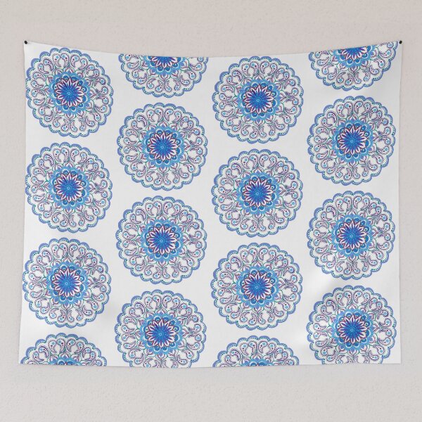 Item preview, Blue Paisley Mandala designed and sold by KStevensonart.