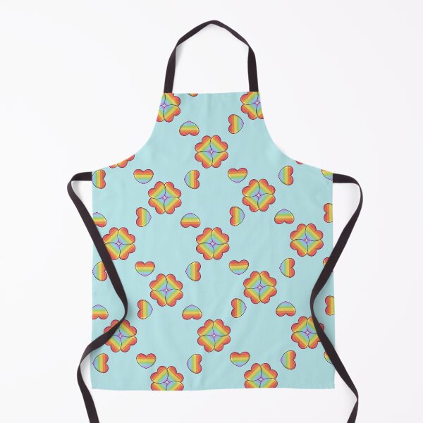 Item preview, Rainbow hearts pattern designed and sold by MissAkane.