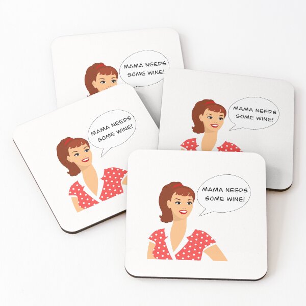 Item preview, Mama needs some wine! designed and sold by AnnaMelekhina.