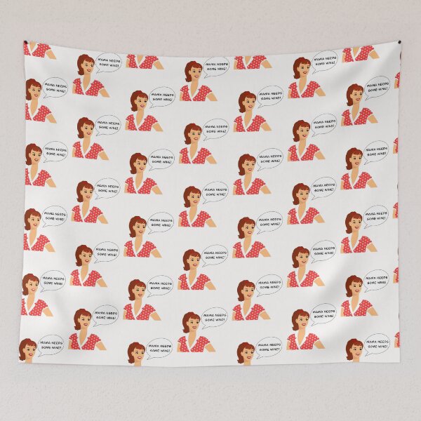 Item preview, Mama needs some wine! designed and sold by AnnaMelekhina.