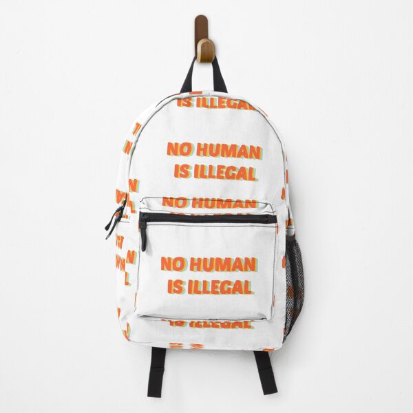 Item preview, No human is illegal designed and sold by Alexandra Renee.