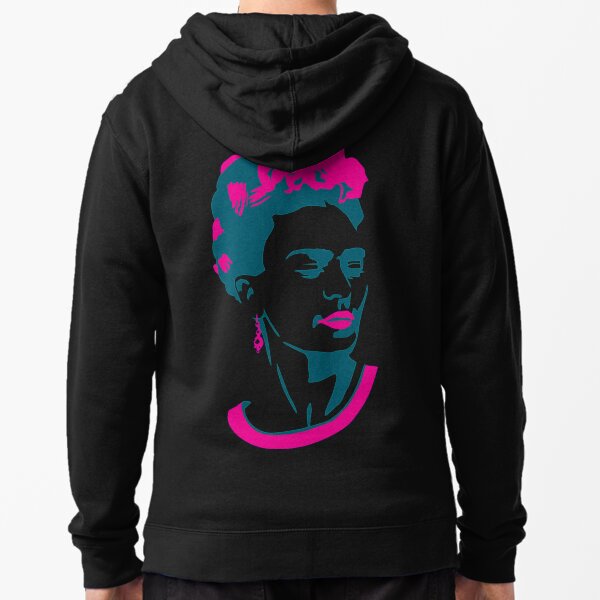 Frida Khalo Zipped Hoodie