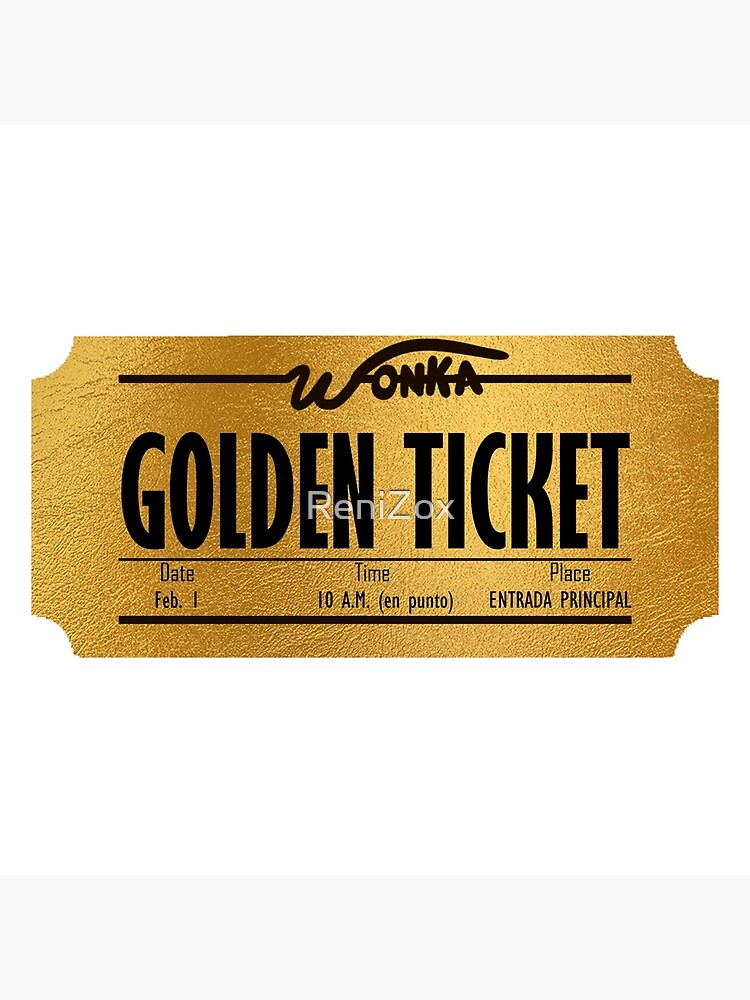 Wonka Golden Ticket | Greeting Card