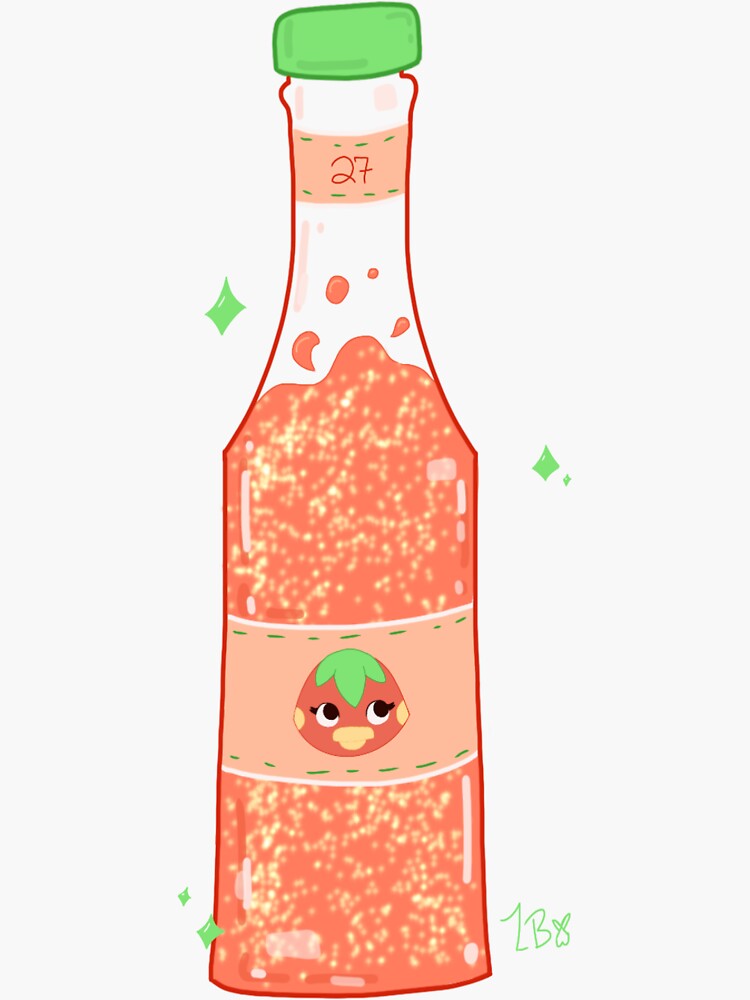 "ACNH Ketchup Bottle" Sticker by LilBunBun23 Redbubble