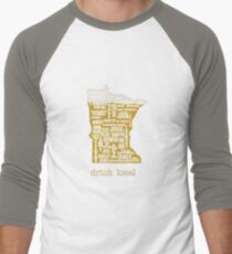MN Drink Local Men's Baseball ¾ T-Shirt