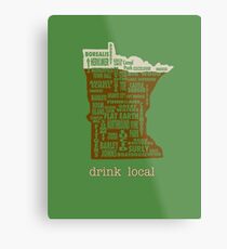 MN Drink Local Metal Print