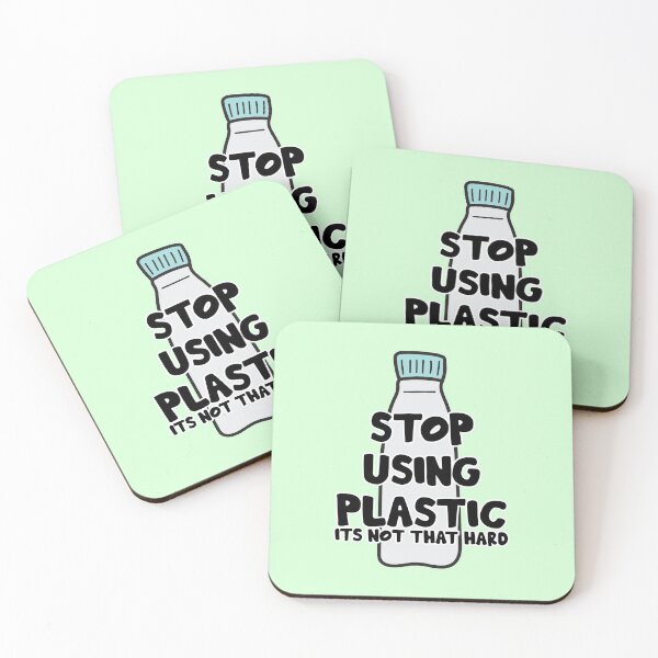 Item preview, STOP USING PLASTIC designed and sold by laumazu.