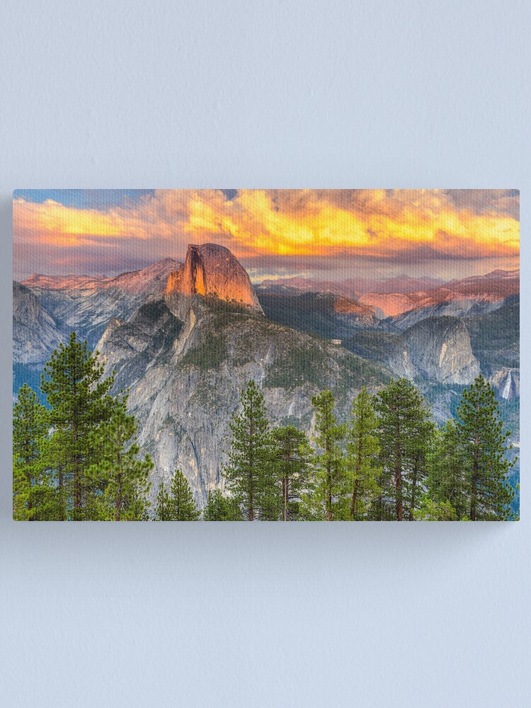 Yosemite deals National Park Half Dome Canvas Art Wall Artwork California Landscape