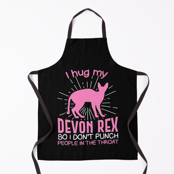 Item preview, I hug my Devon Rex So I Don't Punch People In The Throat designed and sold by Orange Pieces.