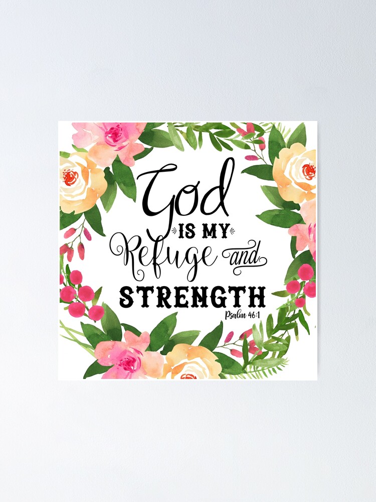 God Is My Refuge {Poster}