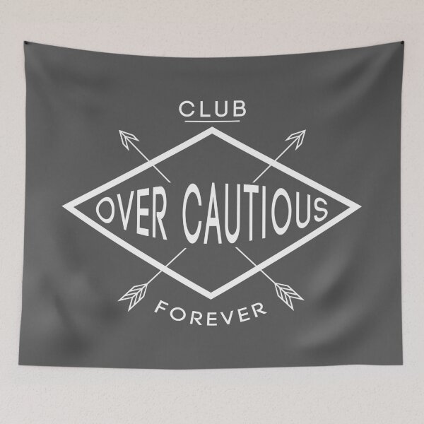 Item preview, Club Over Cautious Forever (white) designed and sold by cibokilley.