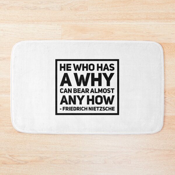 Item preview, He Who Has a Why - Nietzsche designed and sold by HalpinDesign.