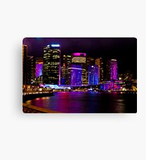 Sydney's Vivid Festival, 2013 V Canvas Print