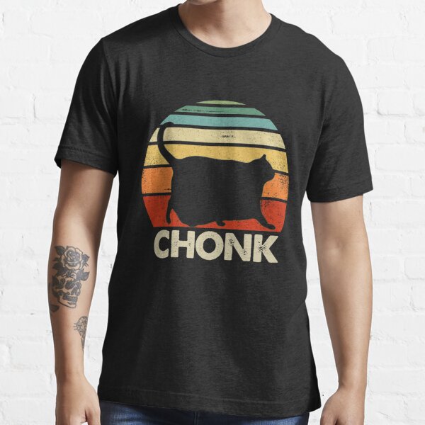 Chonk Cat Retro Vintage Essential T-Shirt