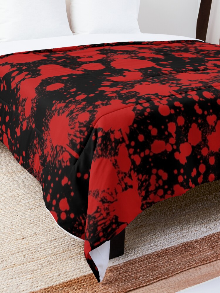 "Blood Splatter" Comforter by jthompson519 Redbubble