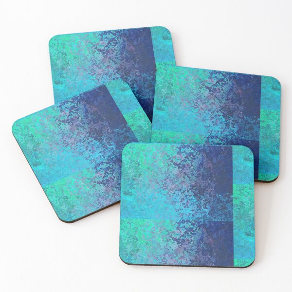 Item preview, Abstract green - bleu designed and sold by Minimal Calm.