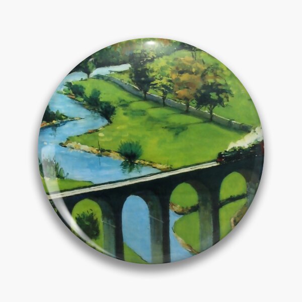 Item preview, Railway Poster Derbyshire designed and sold by stickart-marek.