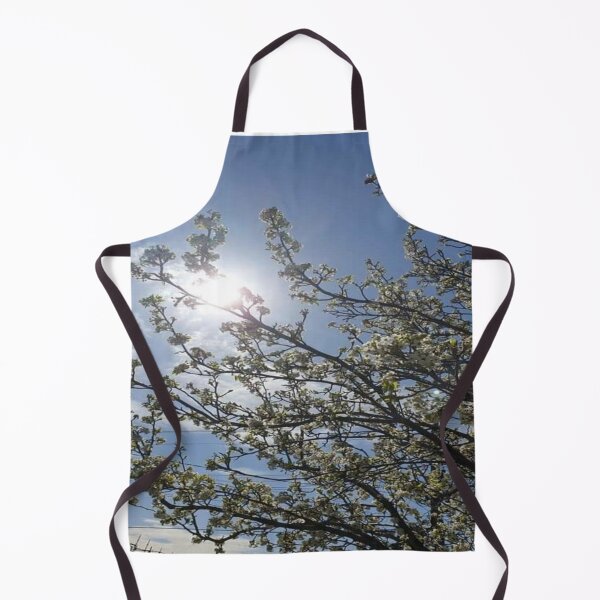 Item preview, sun brightly beaming through the peach blossom tree. designed and sold by JaneVictoria.