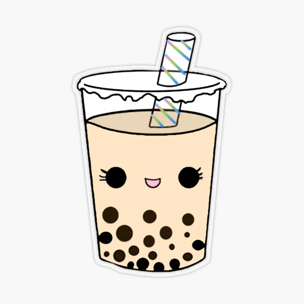 100 Pieces Boba Stickers, Cute Bubble Tea Stickers, Kawaii Drink Decals  Waterproof Vinyl Gifts for Phone, Laptop, Water