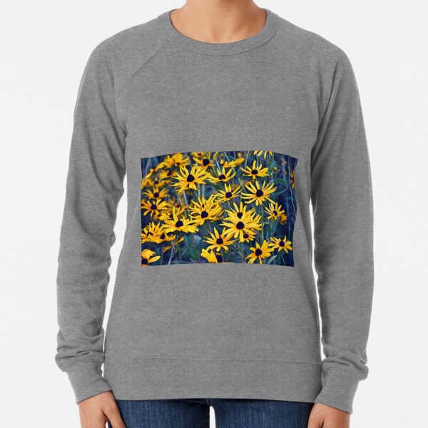 Wild Black-Eyed Susans in the Morning Lightweight Sweatshirt