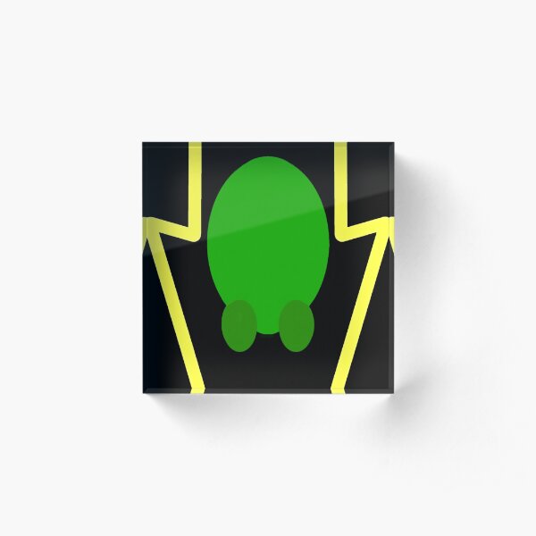 King Fla'neiel Character Lightning Icon Acrylic Block