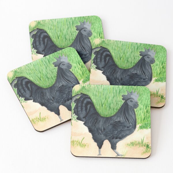 Item preview, Rooster Noir designed and sold by Grace Elizabeth Anderson.