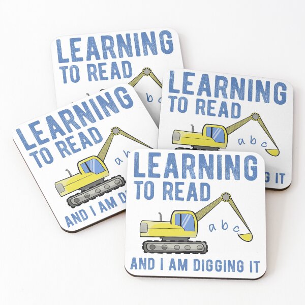 Item preview, Learning To Read And I Am Digging It - kids reading gift designed and sold by Dan66.