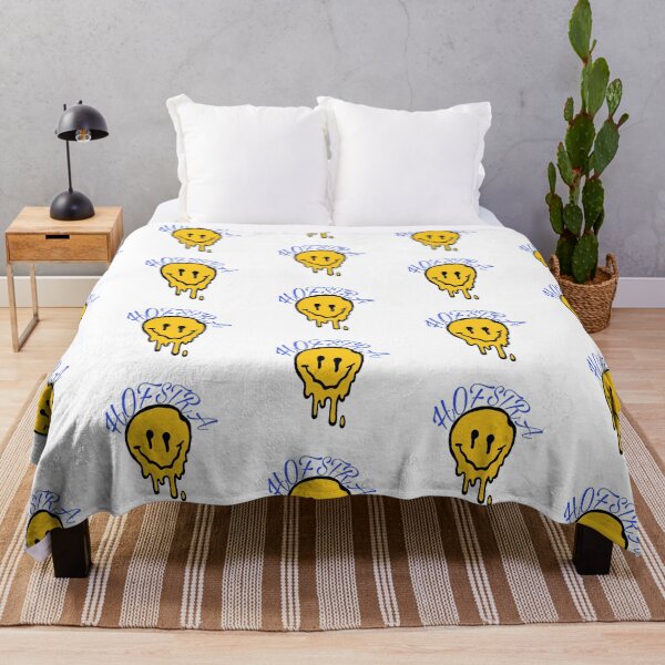 Smiley-Silly Face,Emojis`Red-Warm Velvet Throw Blanket`50 x 60->New->Free To US 