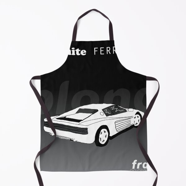 Item preview, white ferrari single cover designed and sold by SimonNeedham.