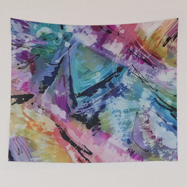 Item preview, Abstract Expressionism in Batik designed and sold by Leslie Rogers Todder.