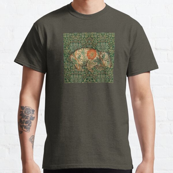 Rossetti's Wombat in Green Flower Garden Classic T-Shirt