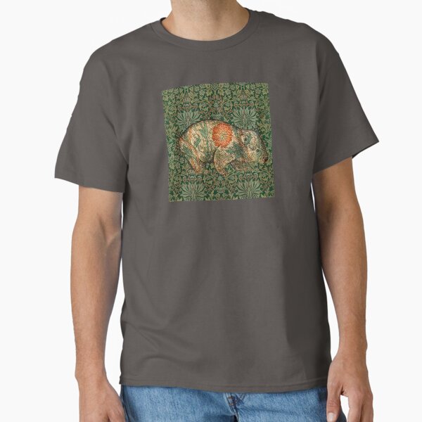 Rossetti's Wombat in Green Flower Garden Classic T-Shirt