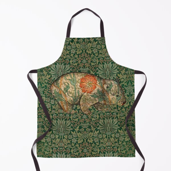 Item preview, Rossetti's Wombat in Green Flower Garden designed and sold by MeganSteer.