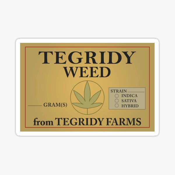 Item preview, Tegridy Weed - South Park designed and sold by ktthegreat.