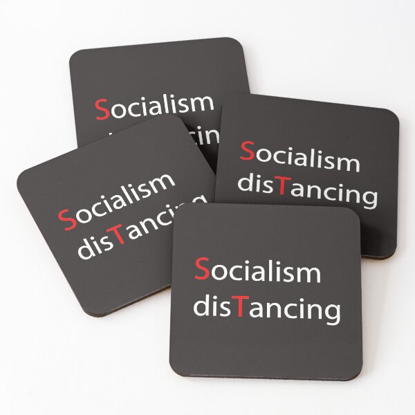 Item preview, socialism distancing designed and sold by silverass.