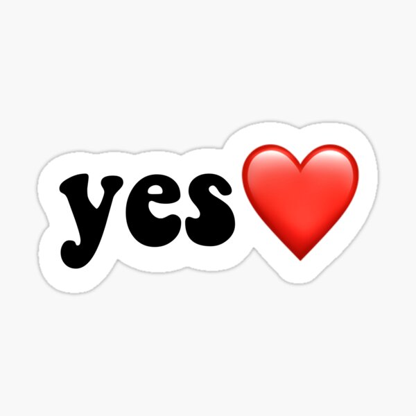 Yes Emoji Stickers Redbubble - roblox aries face bolt id