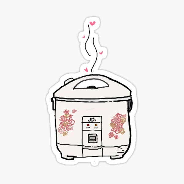 Rice Cooker Vinyl Sticker  Shop Ni De Mama Accessories