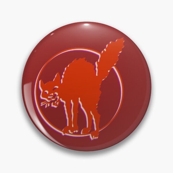 Item preview, Lesbian Pride Anarcho-syndicalist Cat Symbol designed and sold by Kole's Designs.